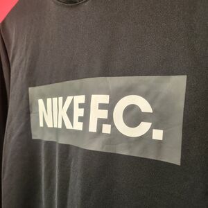 Nike F.C. Black Hoodie Size Small